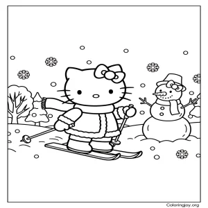 Hello Kitty's Snowy Fun
