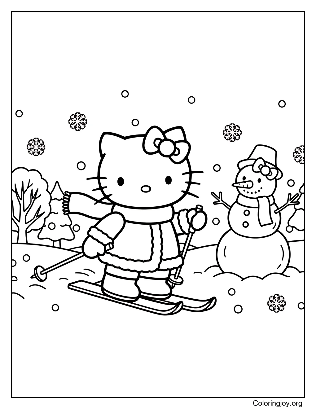 Hello Kitty's Snowy Fun