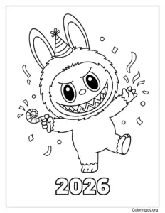 New Year Celebration Labubu