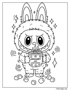 January Cocoa Magic Labubu