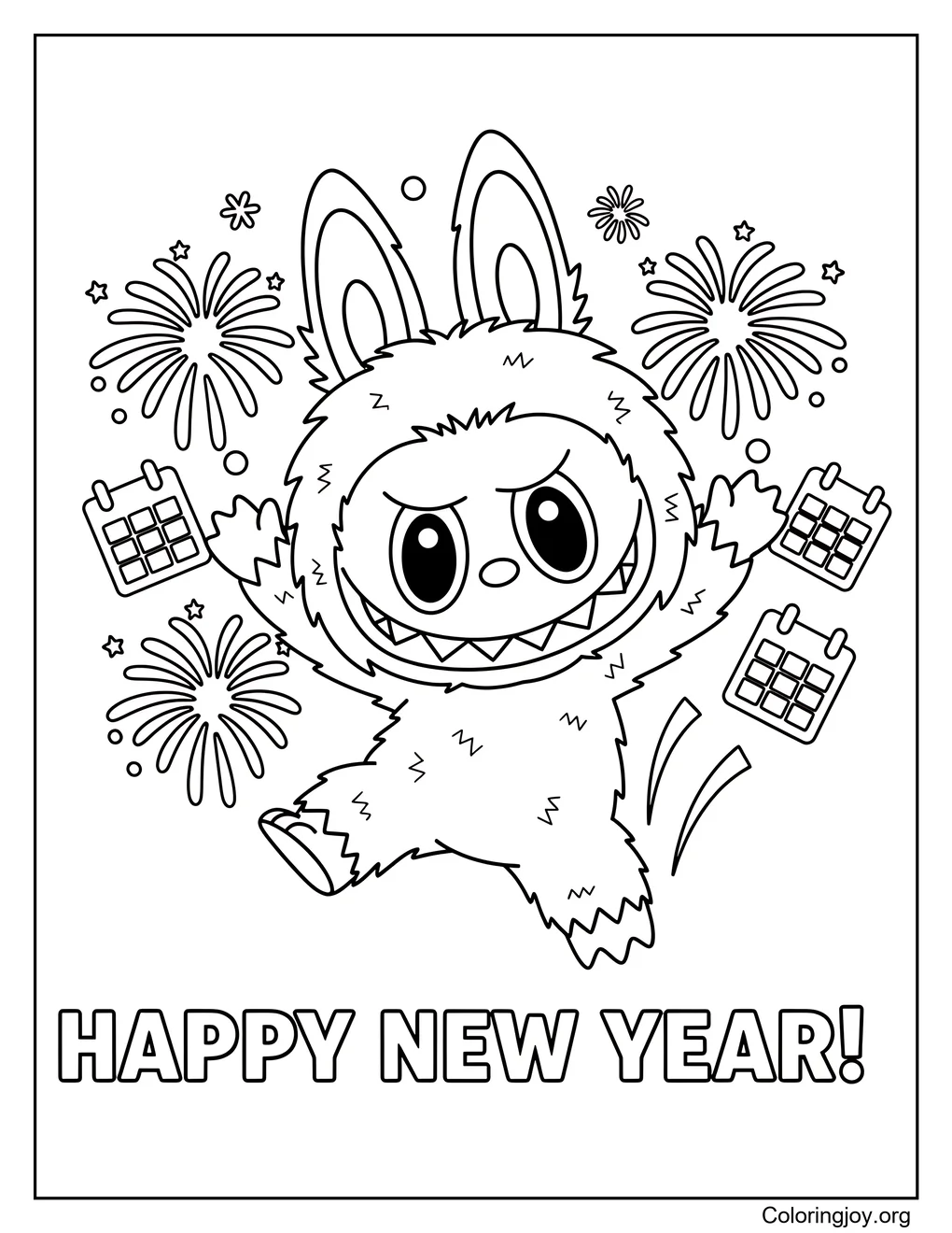Labubu Joyful New Year Leap