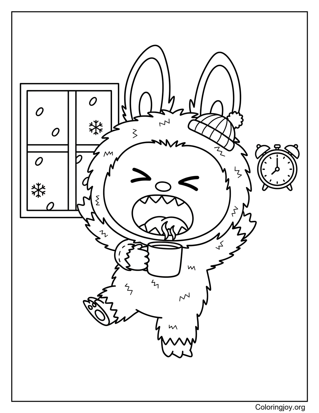 Labubu Kawaii Morning Routine