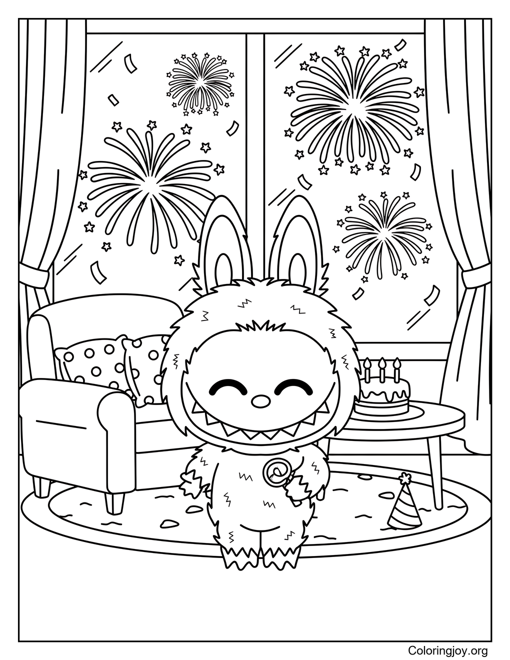 Snowy January Adventure Labubu