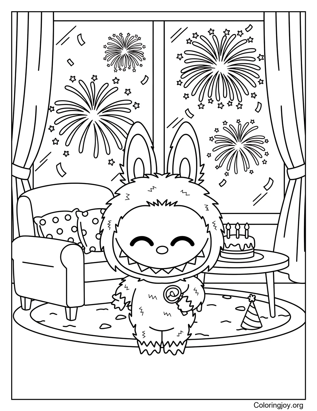 Snowy January Adventure Labubu