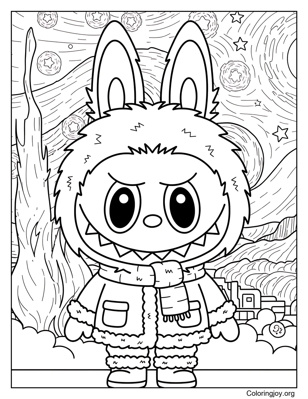 Snuggly New Year Celebration Labubu