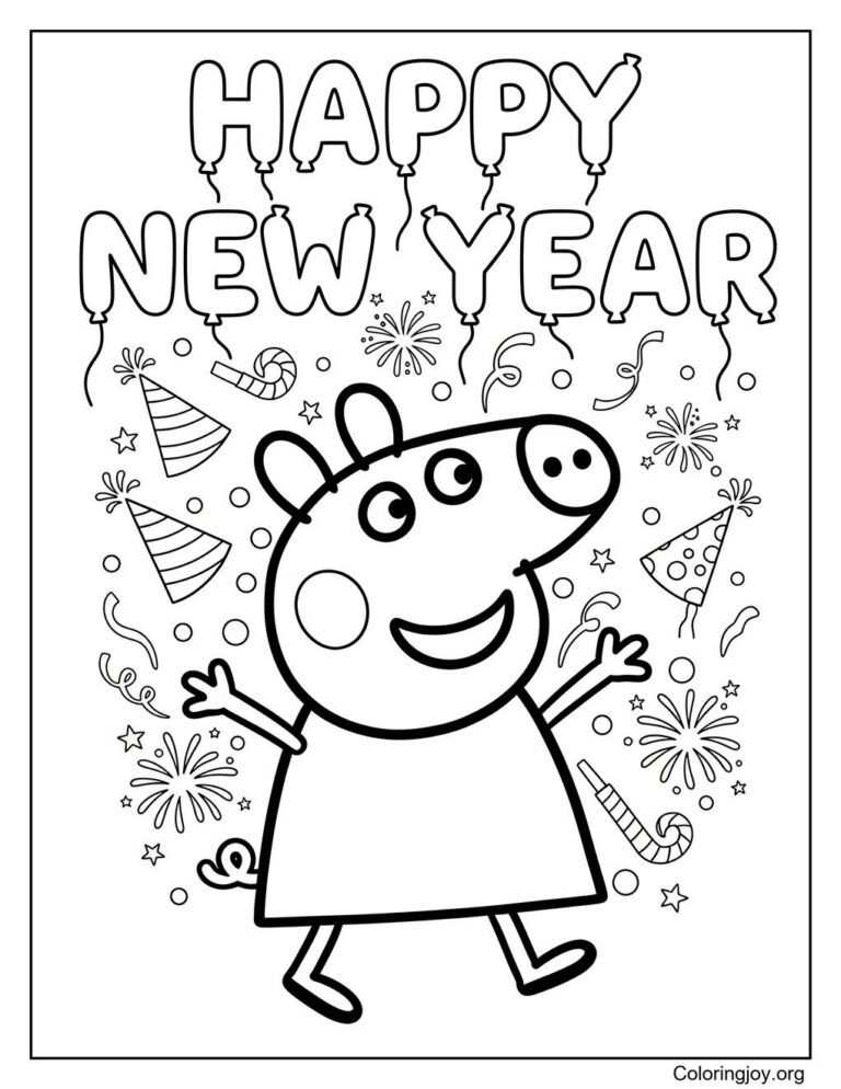 Free Peppa Pig Coloring Pages (Printable PDFs)