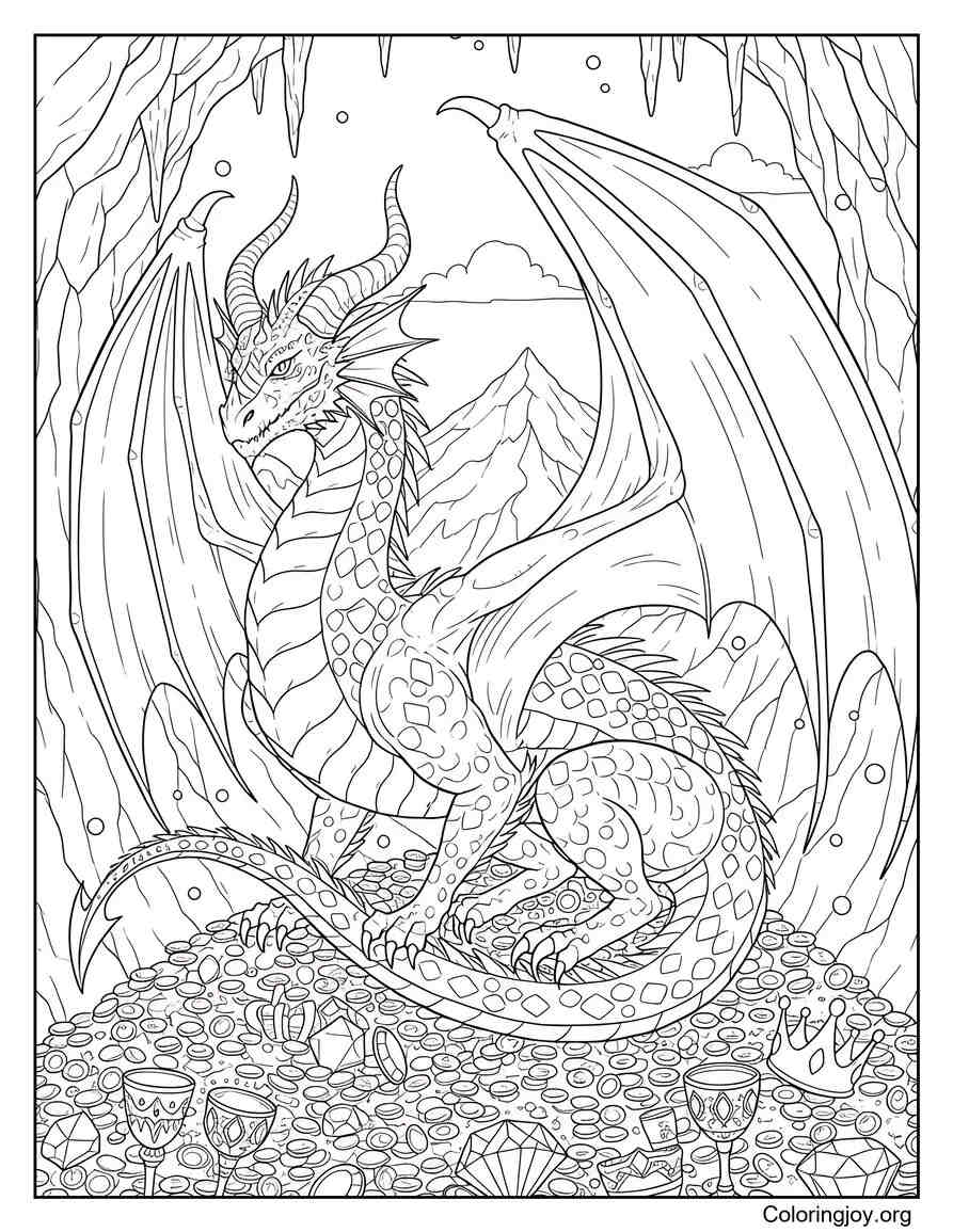 Red Chromatic Dragon Fantasy Page