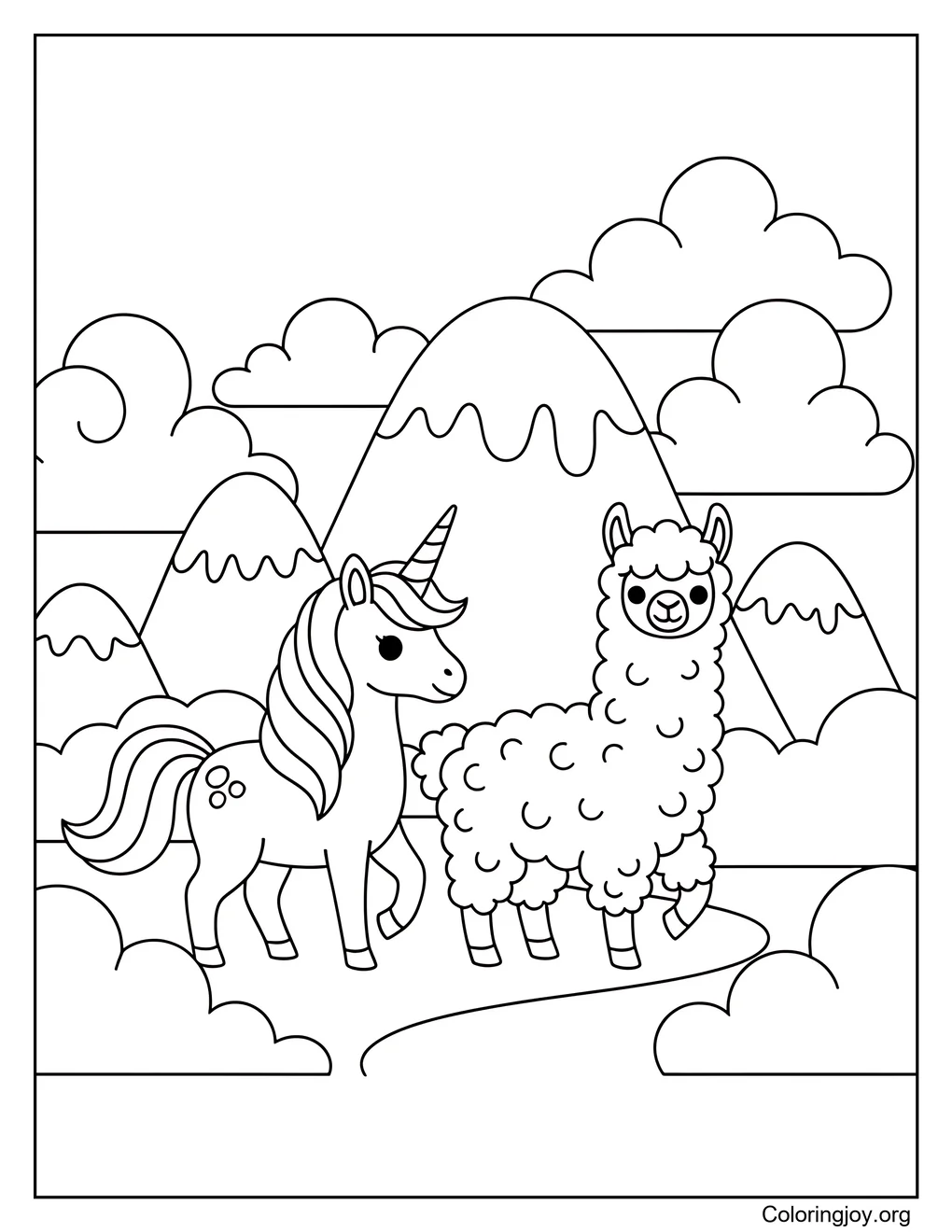 Unicorn and Llama