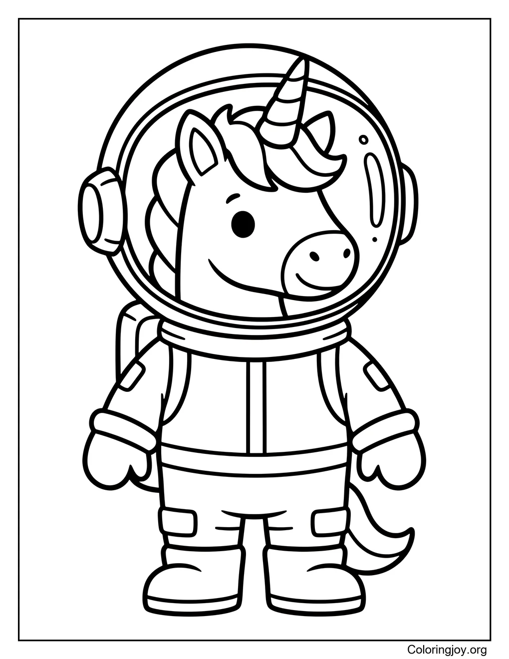 Astronaut unicorn