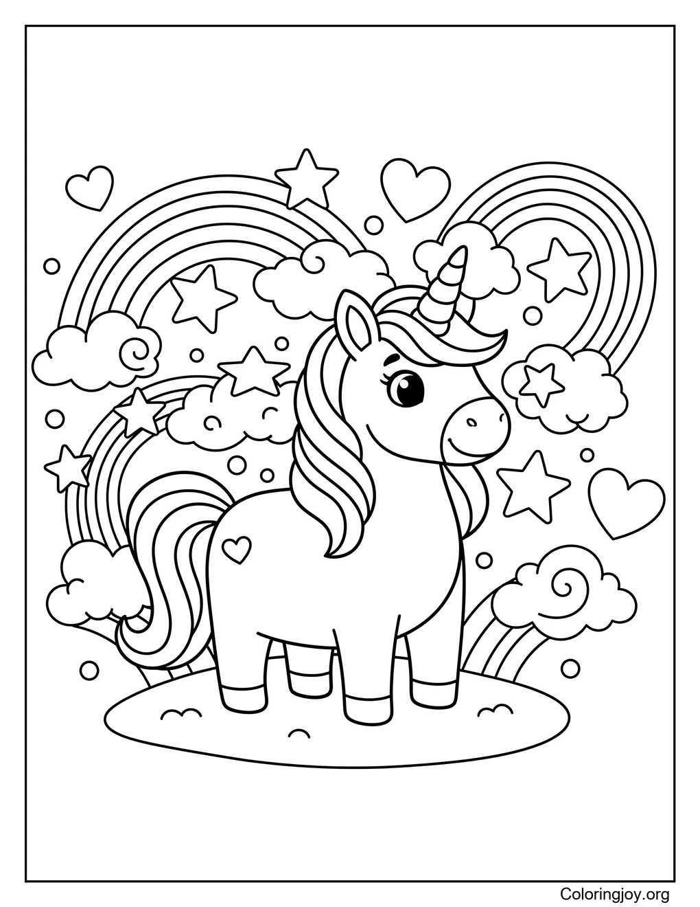 Unicorn rainbow magic