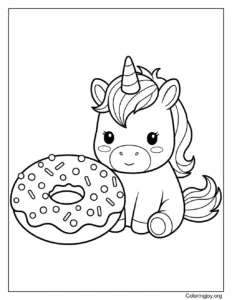 unicorn donut