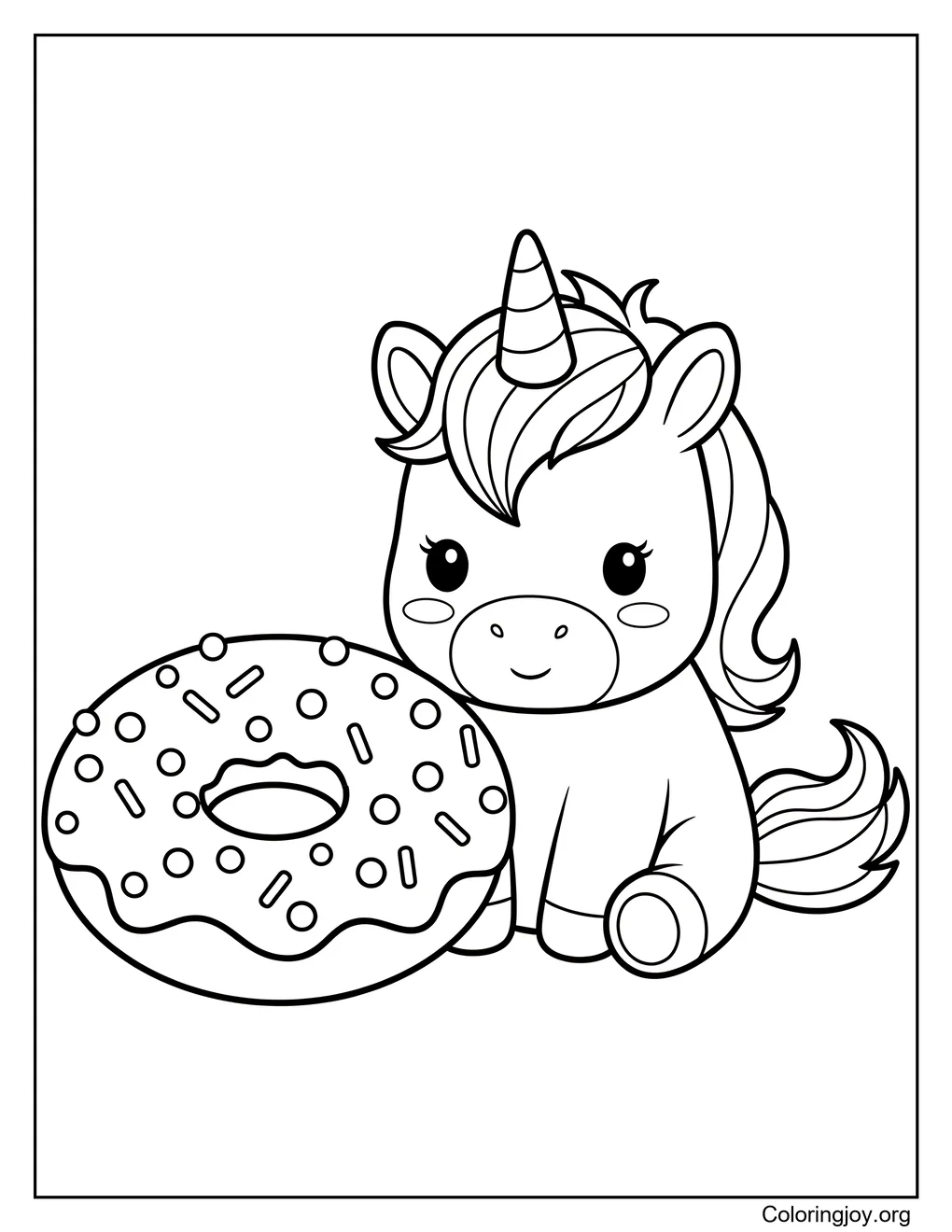 unicorn donut