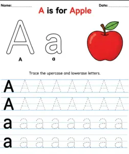 A for Apple Tracing