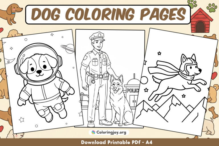 Dog Coloring Pages