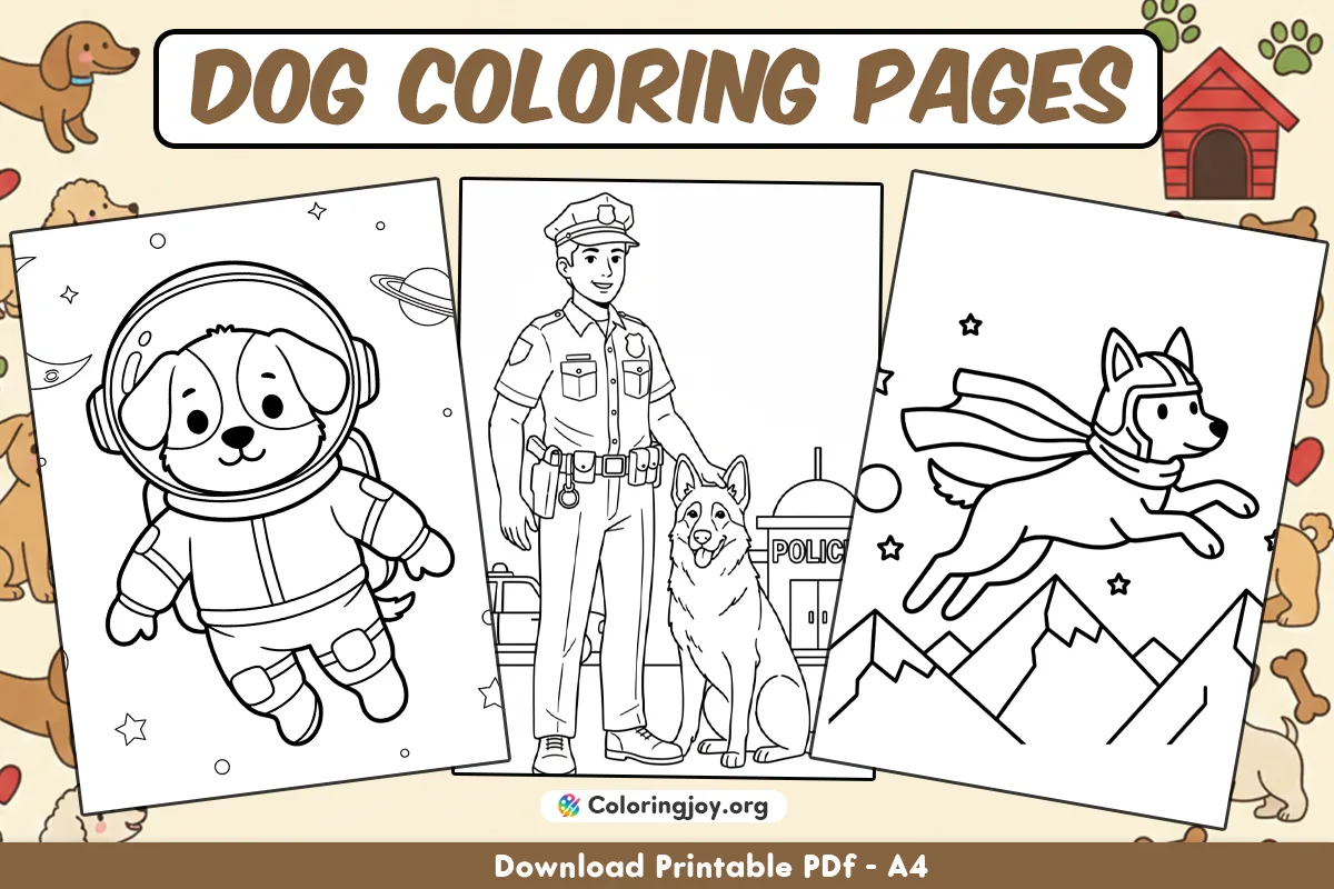 Dog Coloring Pages