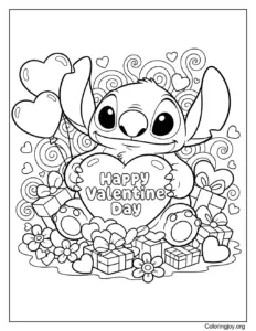 Happy valentine day - Stitch