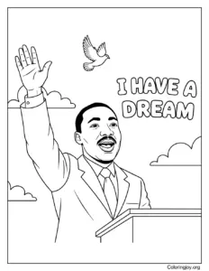 Martin Luther King Jr. delivering 'I Have a Dream' speech