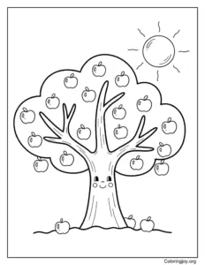 Apple tree and Sun