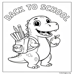 Back to School Dinosaur