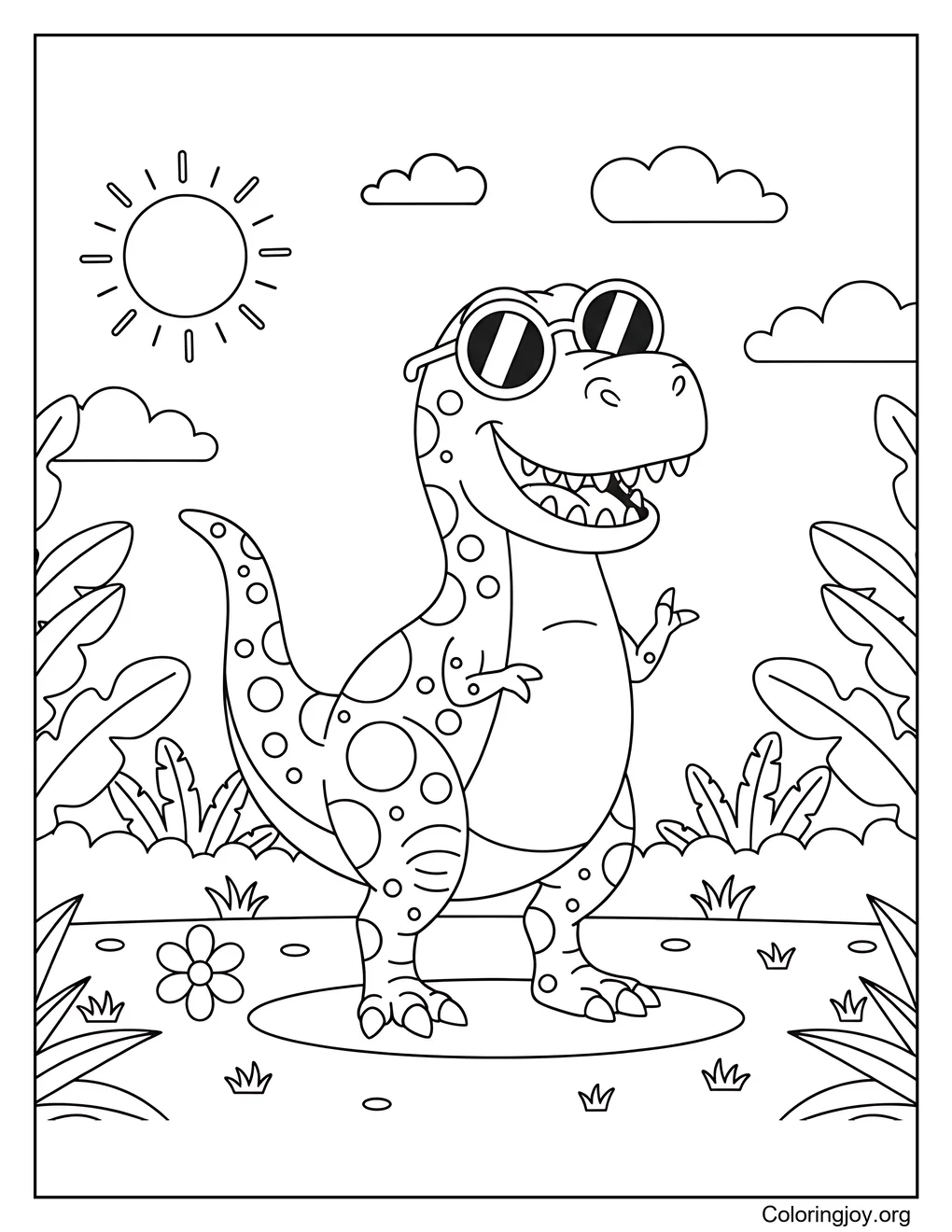 Niedlicher T-Rex-Dinosaurier