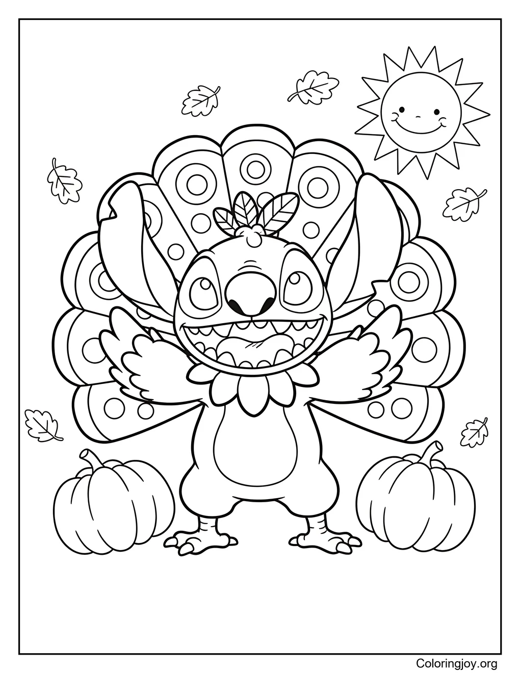 Stitch pavo