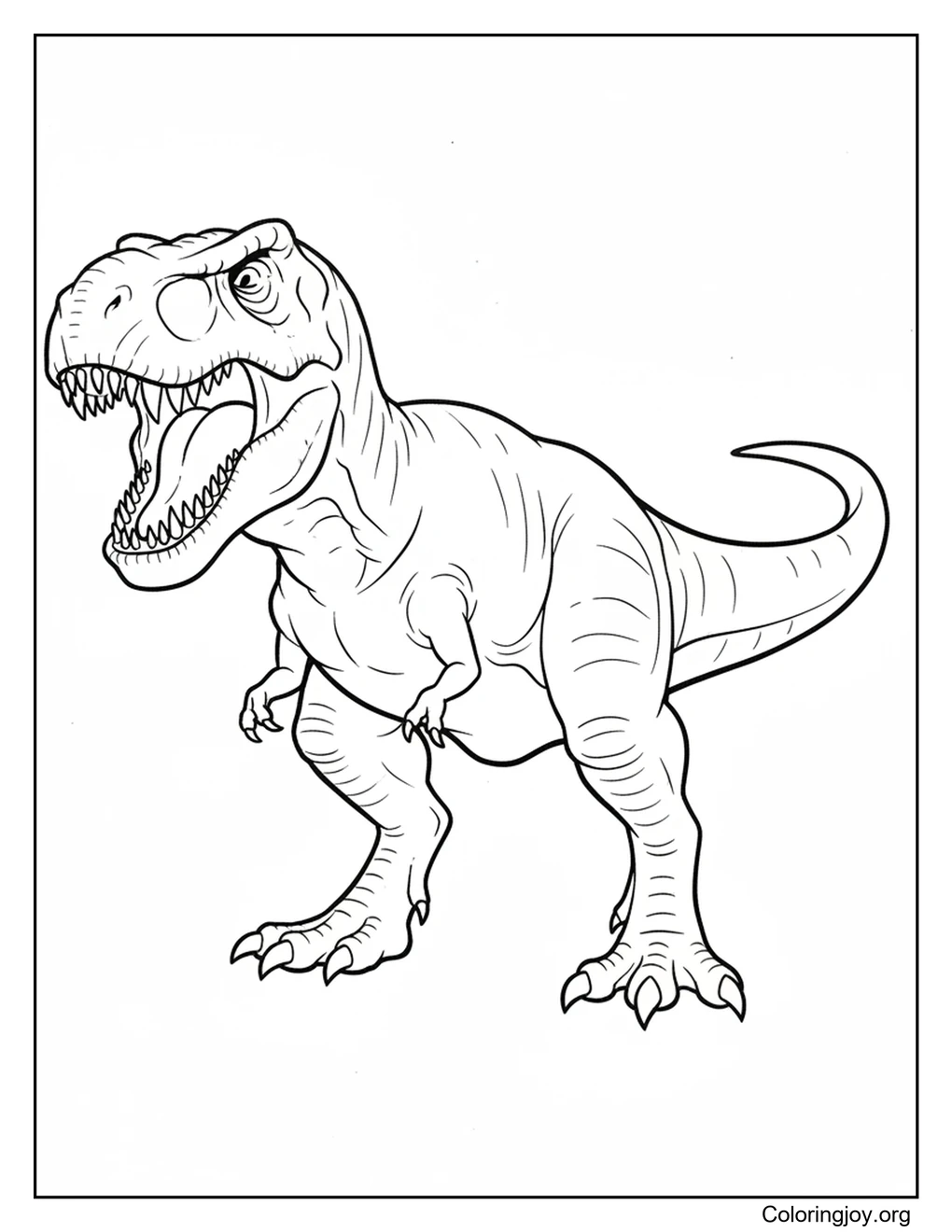 Dinosaurio aterrador