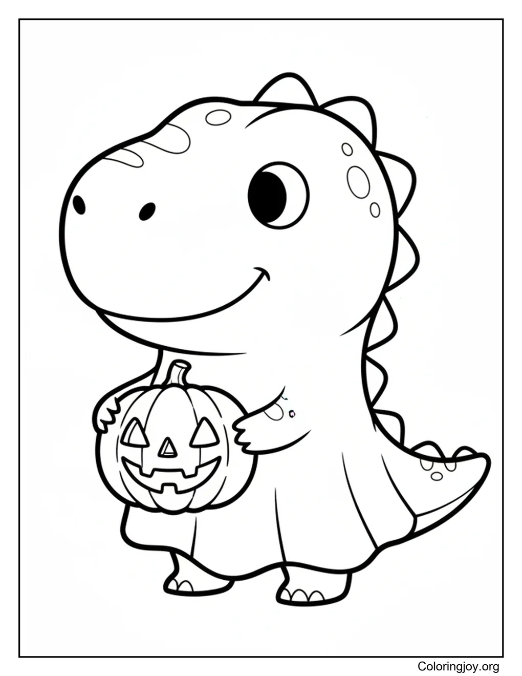 Dinosaurio de Halloween