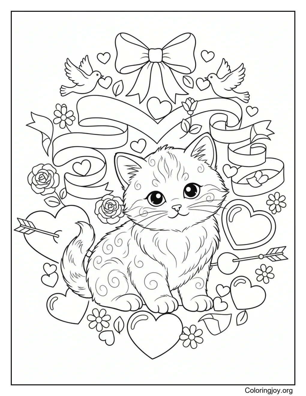 Gatito San Valentín