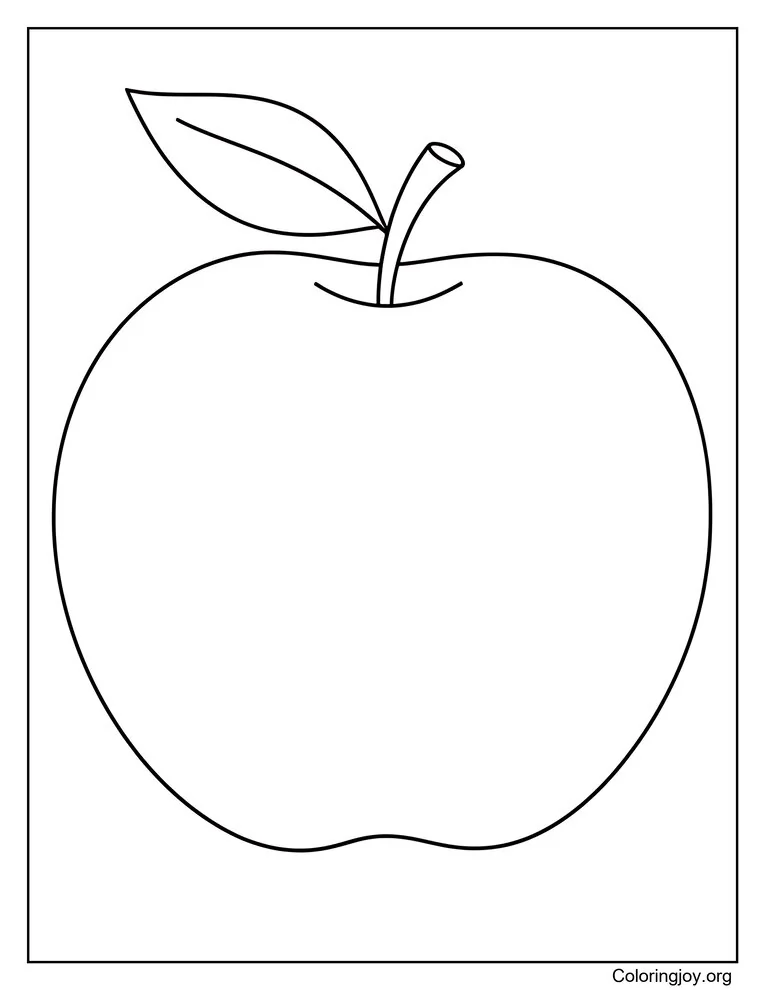 Ilustración simple de Apple