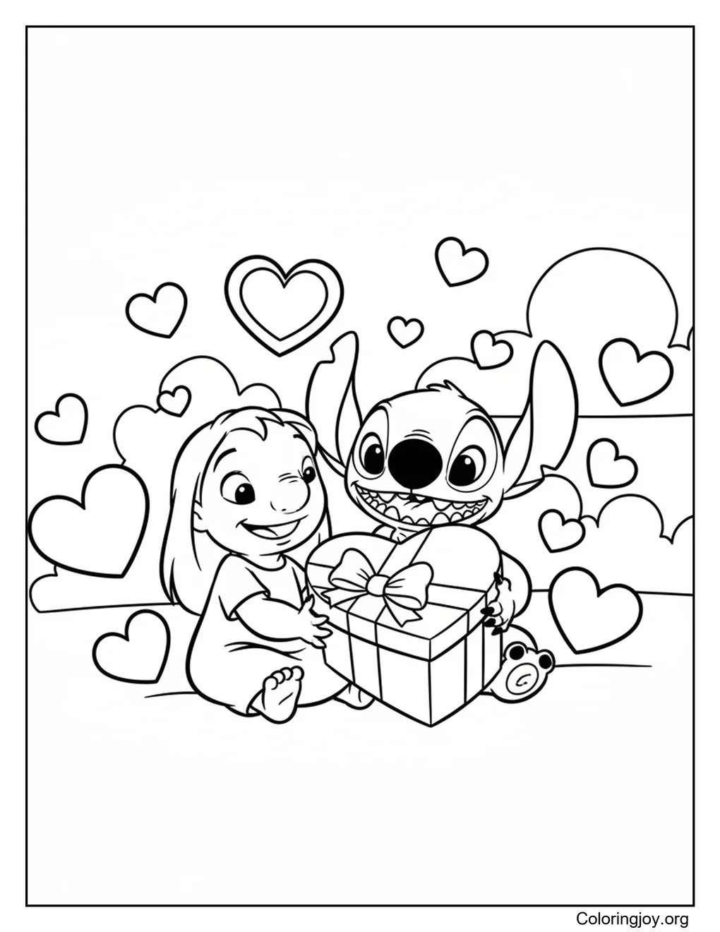 Lilo y Stitch San Valentín