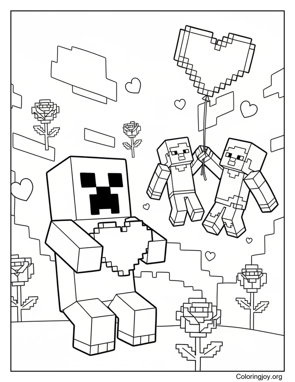 Minecraft San Valentín