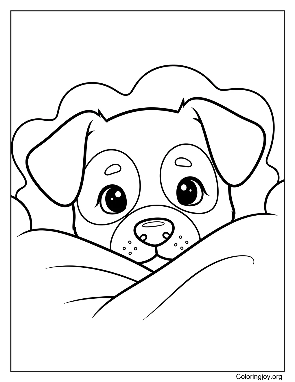 La acogedora cara de ensueño de Sweet Dog