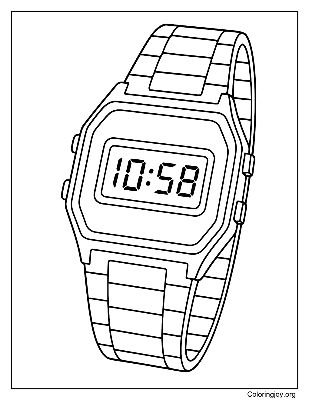 Reloj digital Y2K