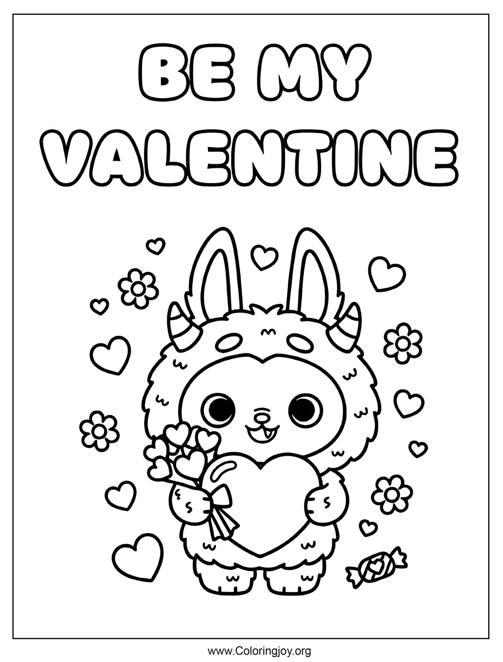 Sé mi San Valentín Labubu