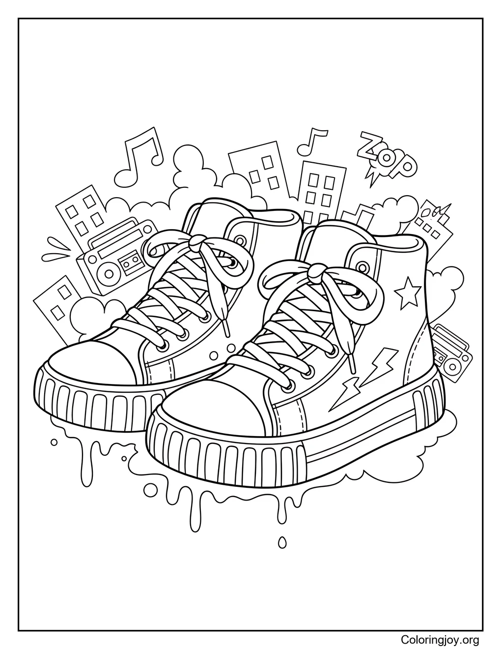 Zapatillas neón