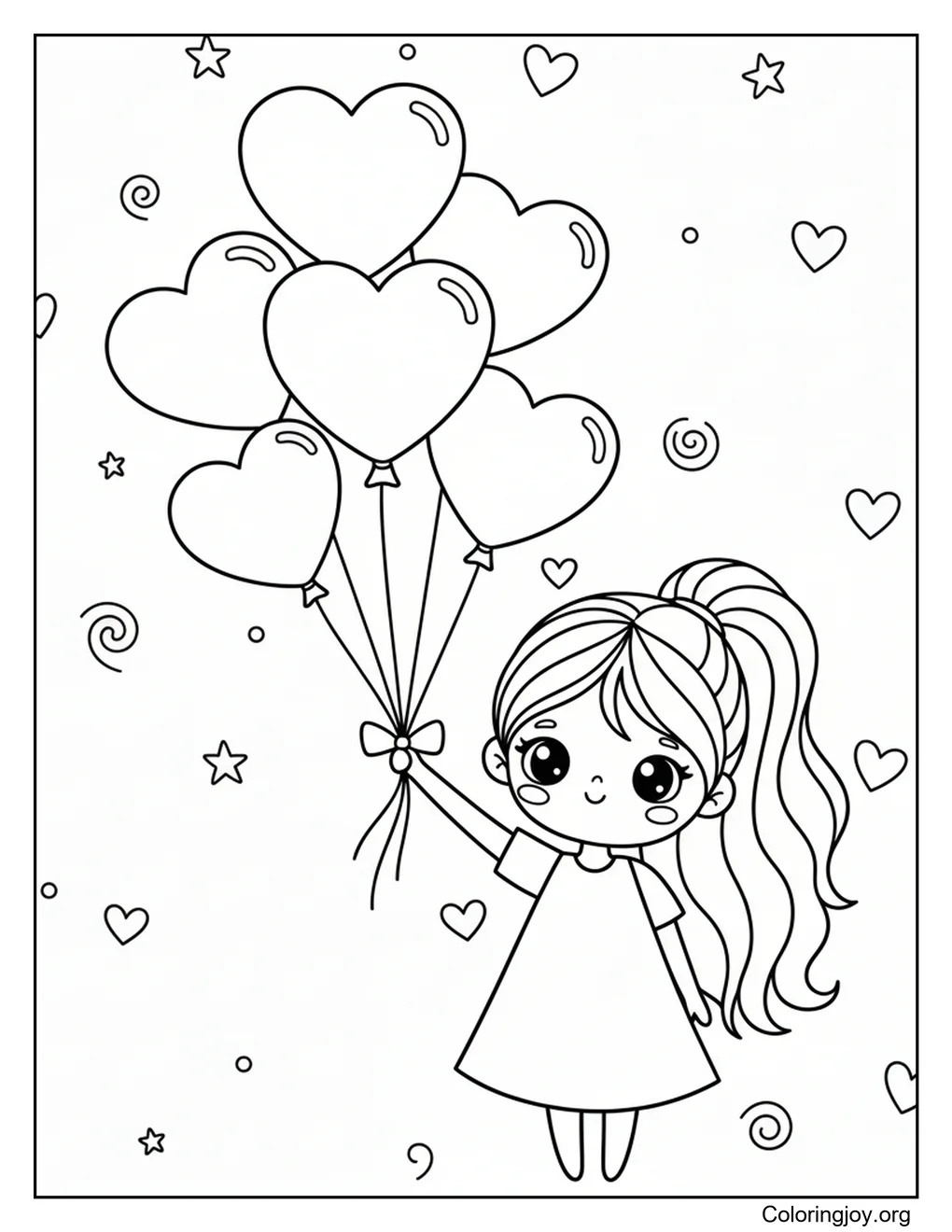 Valentine’s Day Coloring Pages (53 Free Printable PDFs)