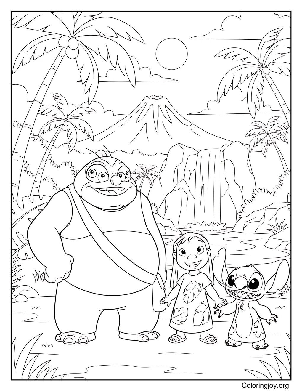 Jumba Lilo and Stitch Scene