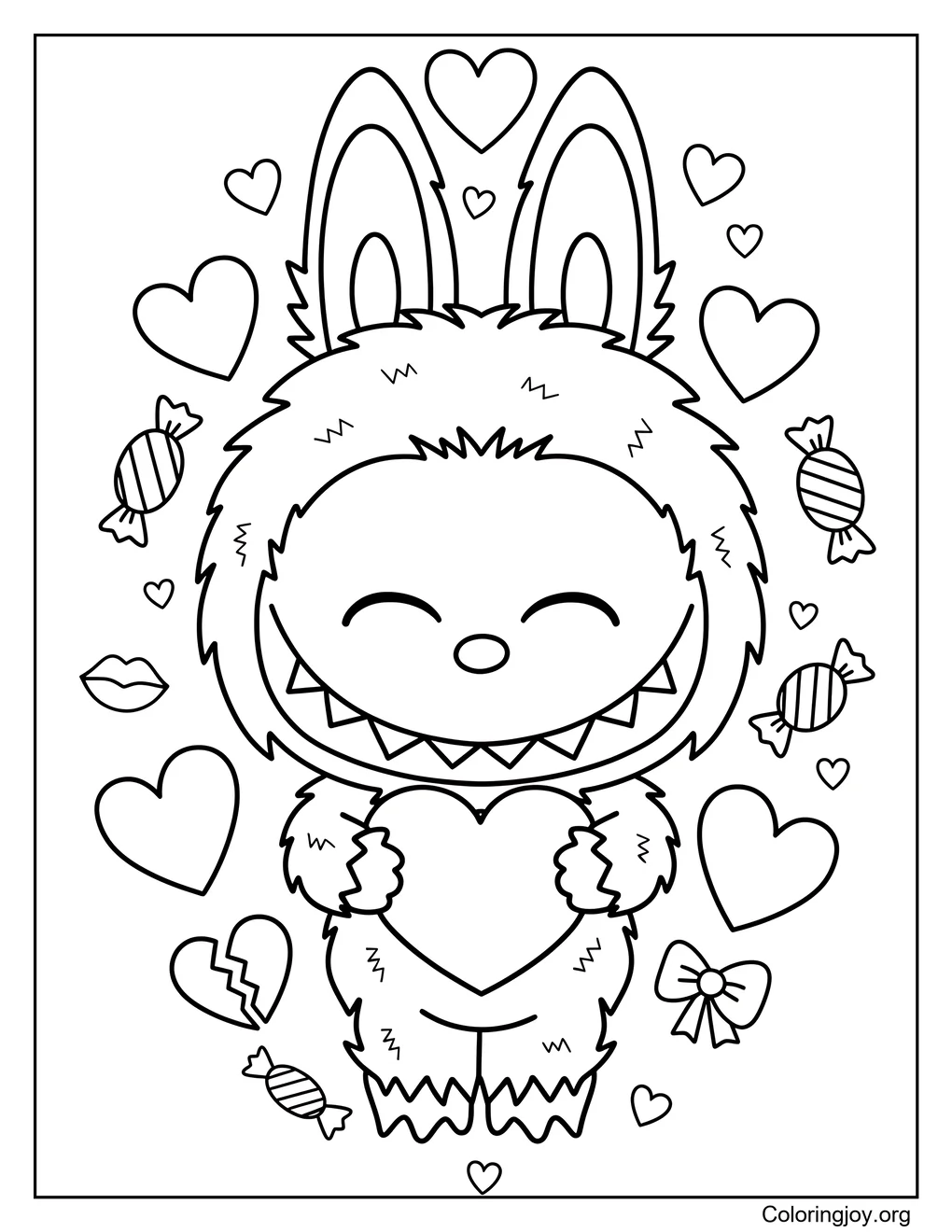 Labubu's Heartfelt Hug