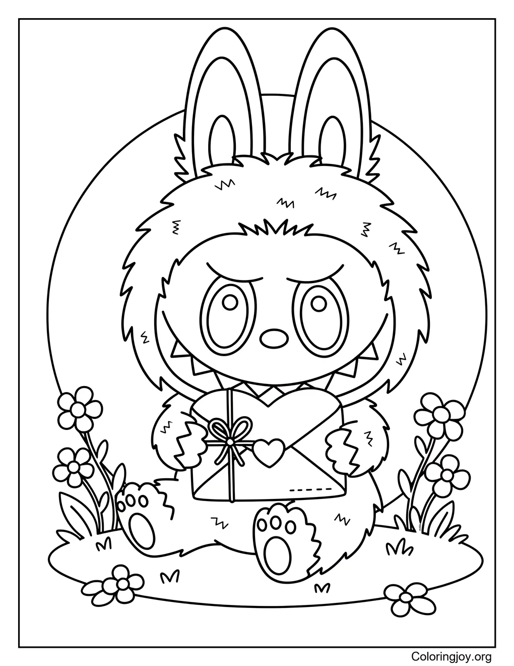 Labubu's Sweet Heart Letter