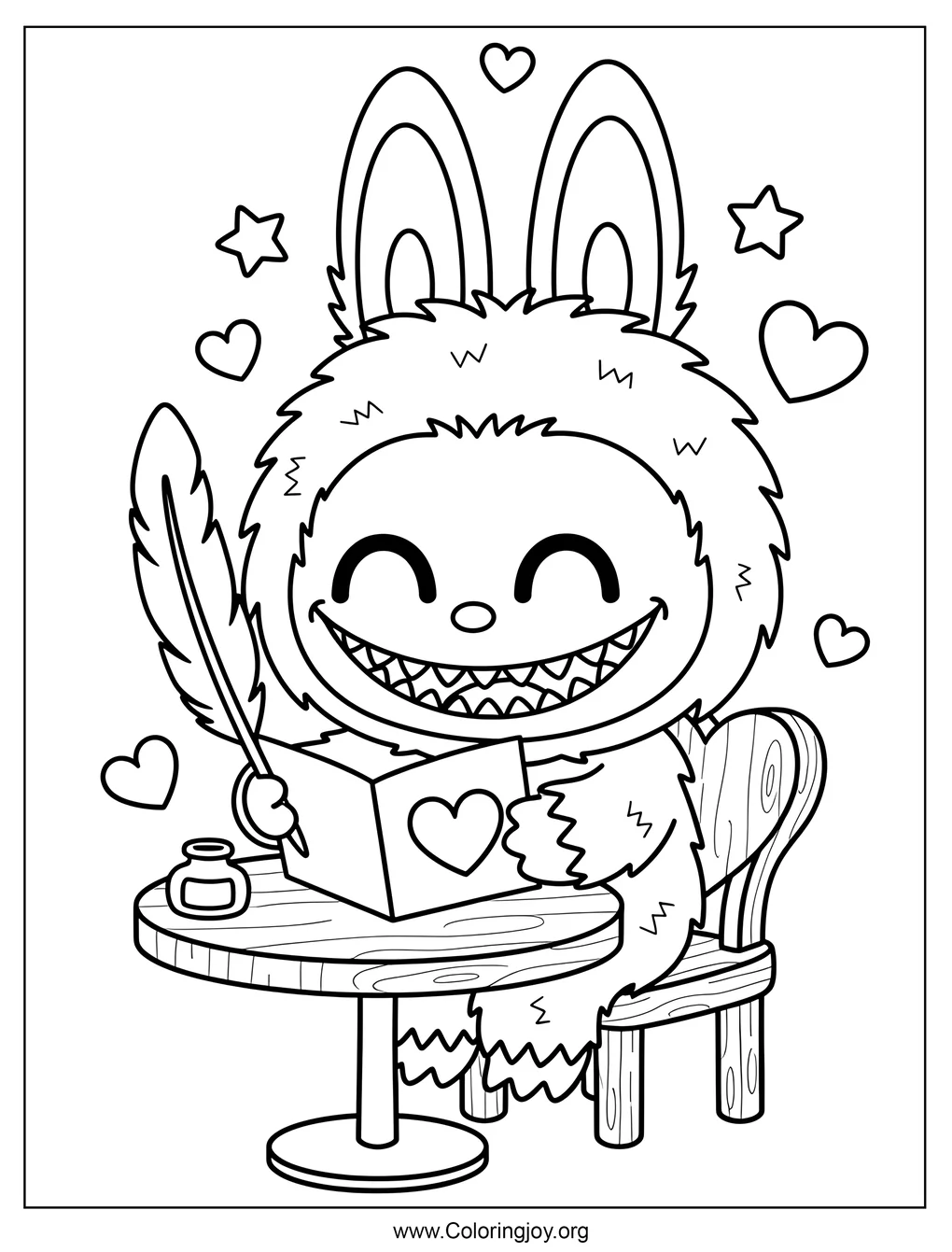 Labubu's Sweet Valentine Message