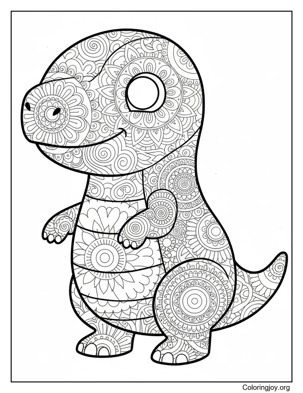 Mandala-Dinosaurier