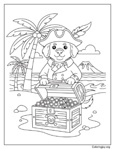 Pirate dog and the hidden treasure