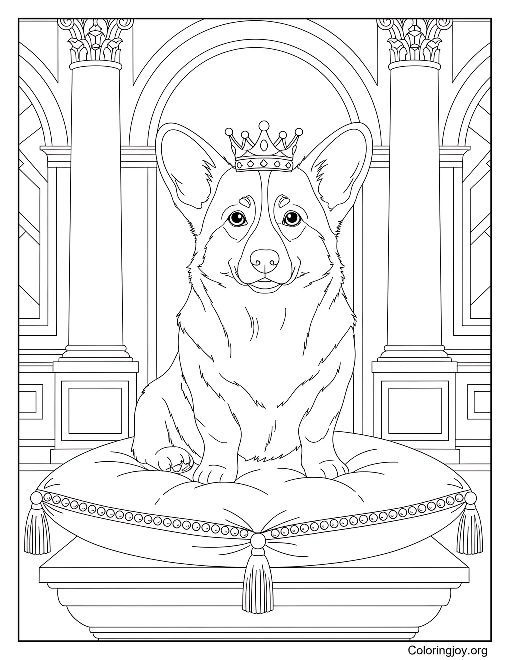 Koninginnen corgi
