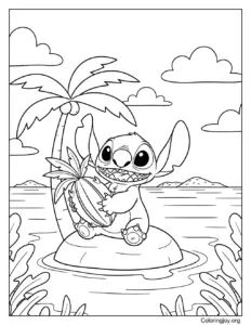 stitch pineapple