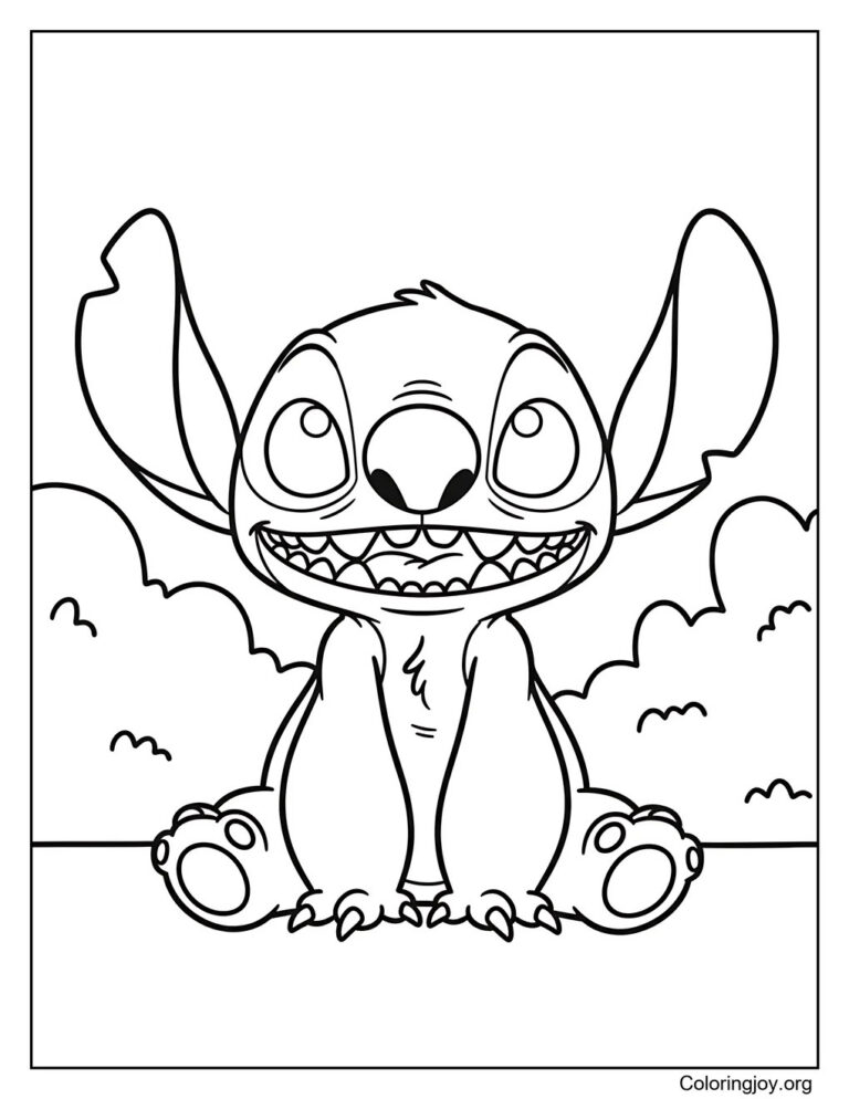 Stitch Valentine Coloring Pages (Cute & Free Printable PDFs)