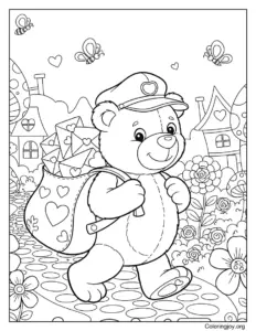 Teddy Bear Valentine Delivery