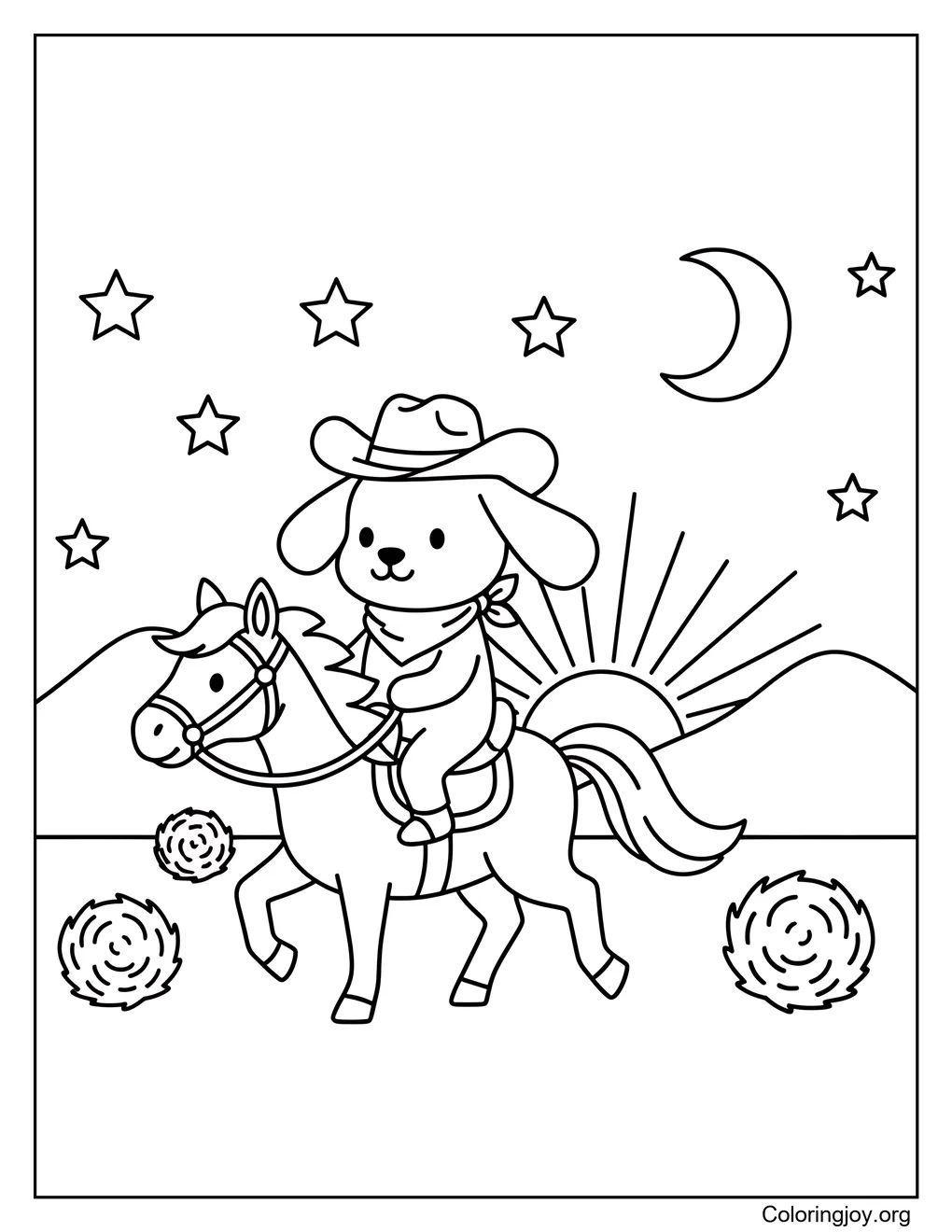 De dappere cowboyhond