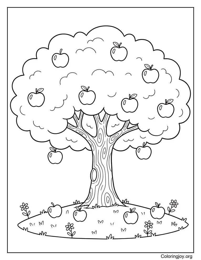 The Happy Harvest Apple Tree