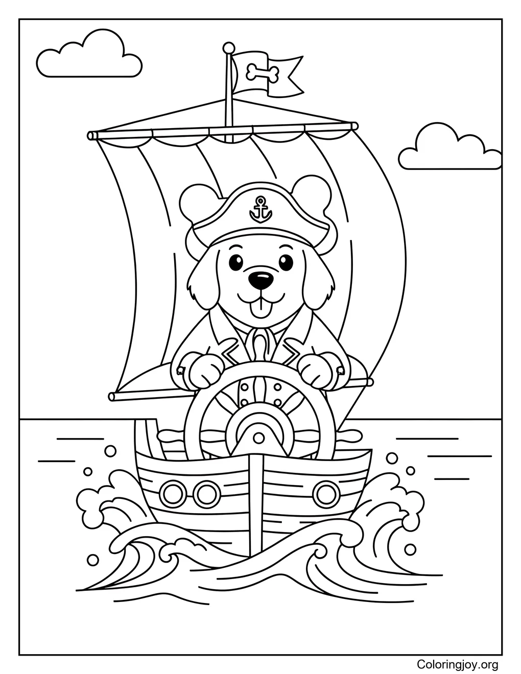 De grote reis van de Pirate Pups