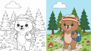 Bear Coloring Pages